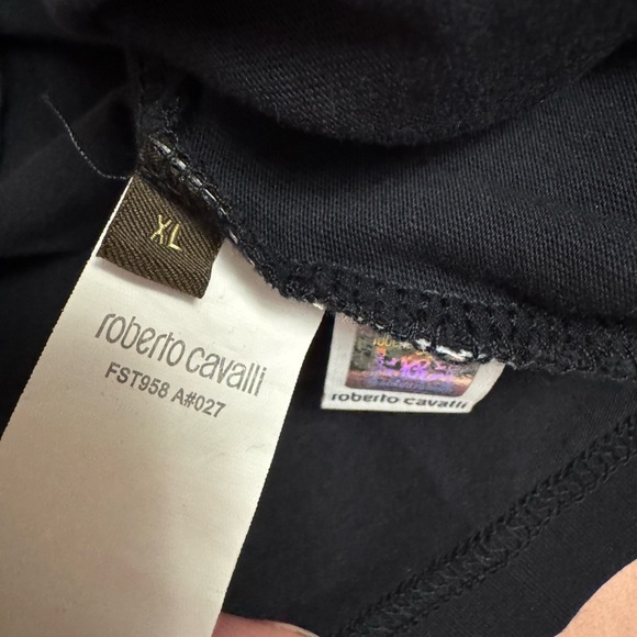 Roberto Cavalli Tiger Graphic Tee - Men’s XL - Picture 8 of 9